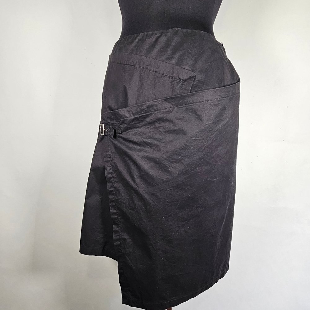 Rare Dirk Bikkembergs modernist asymmetrical skirt Architectural Scandi 4